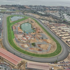 Del Mar RaceTrack from the Chopper