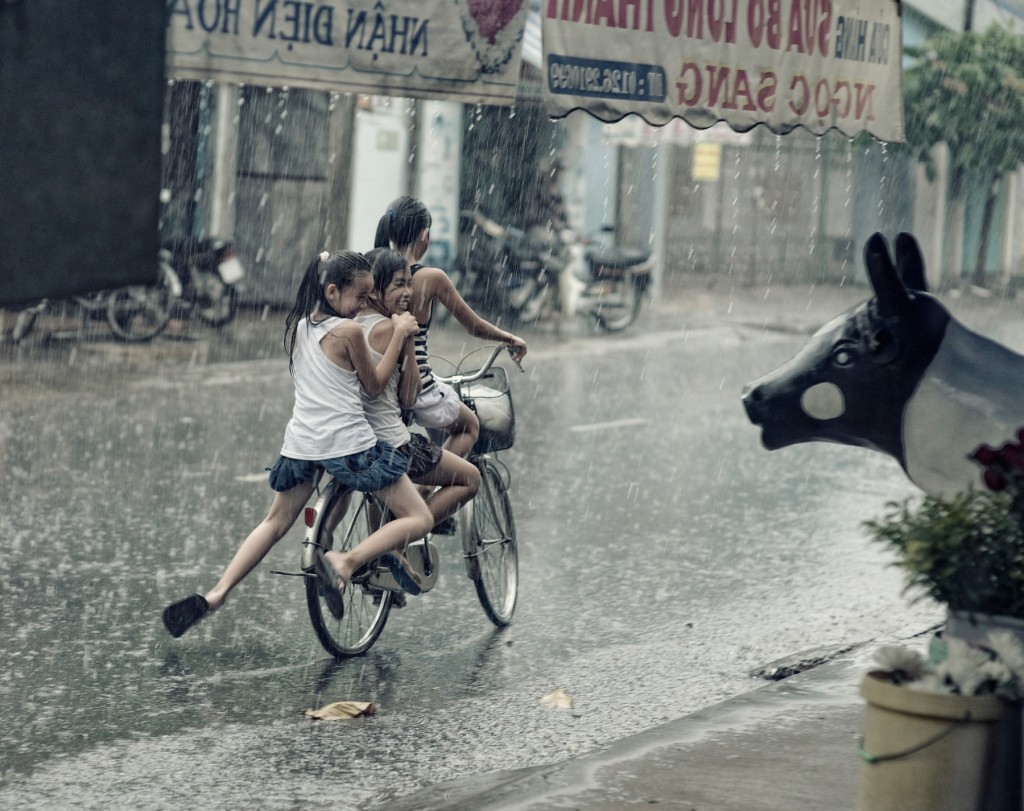 girls on bike