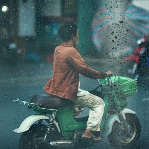 Rainy Day Motorcycle